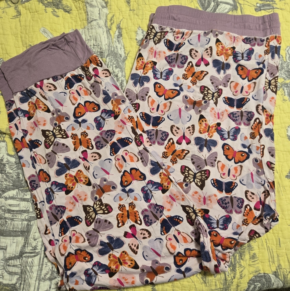Little Sleepies Butterfly Mama Joggers
